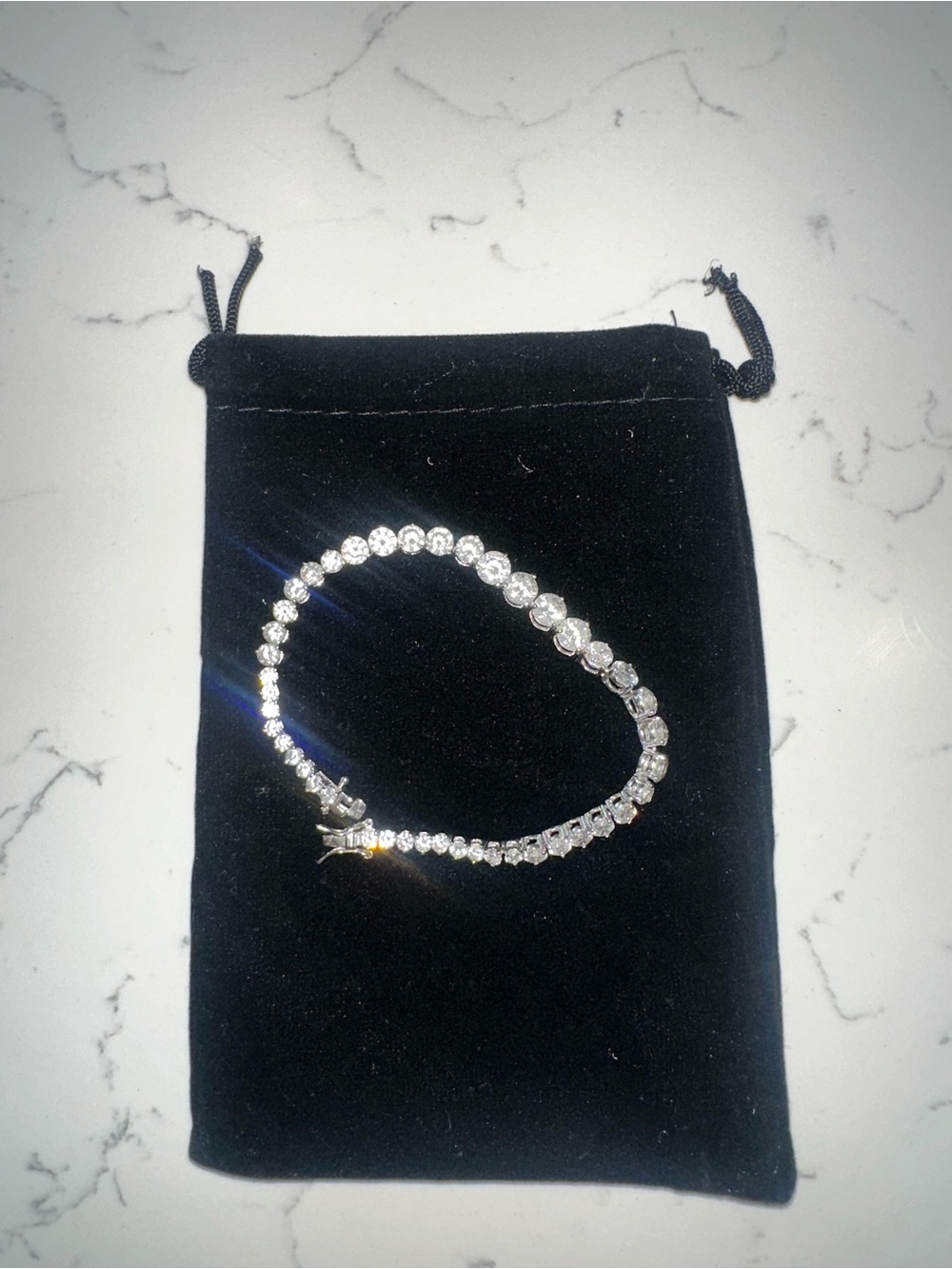 Sterling Silver Tennis Bracelet